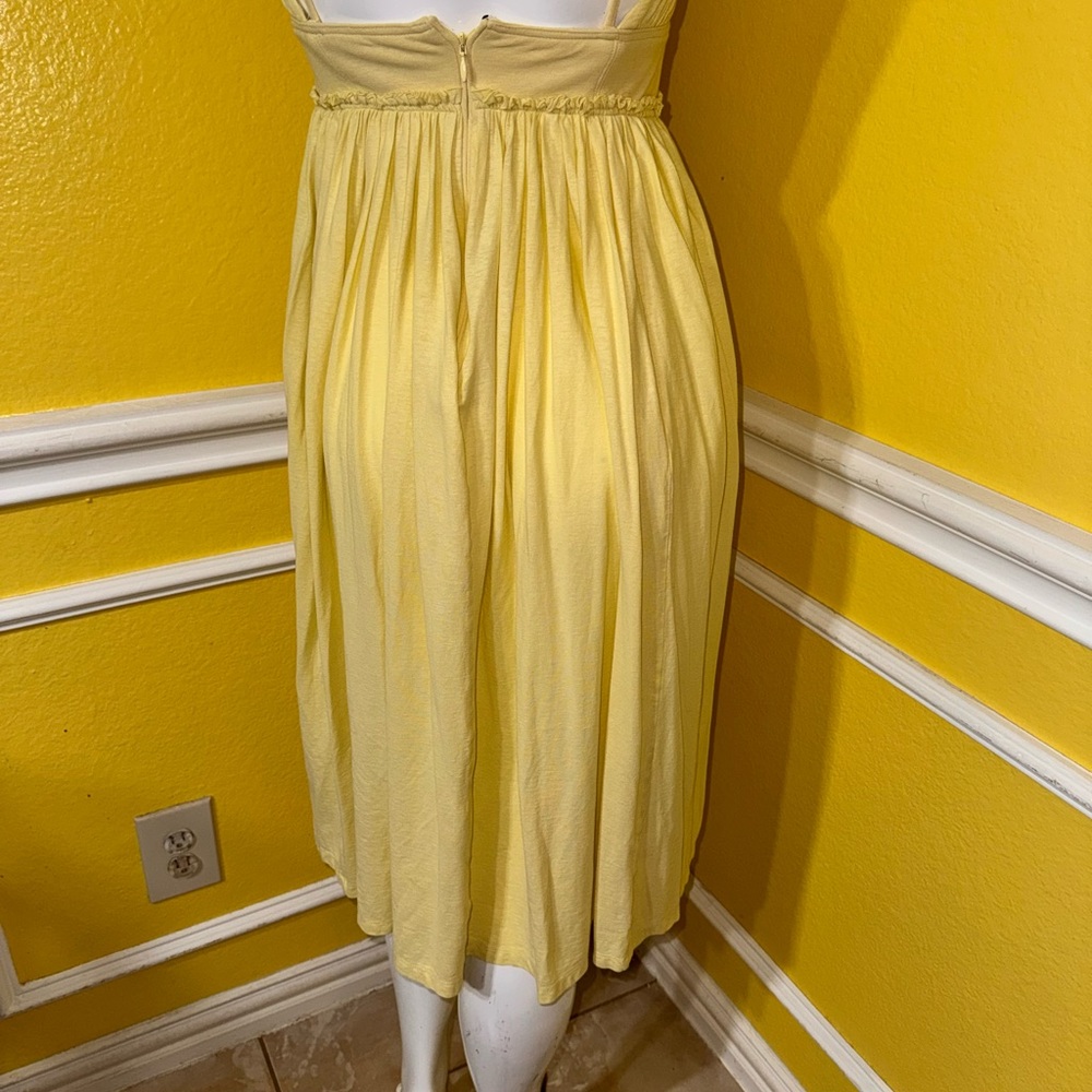 Ulla Johnson Light Yellow Midi Dress - Picture 11 of 14